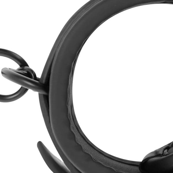 FETISH SUBMISSIVE - MASTER POSITION WITH 4 NOPRENE-LINED HANDCUFFS 9